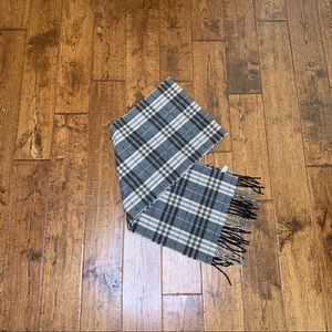 Enzo Mantovani Cashmere Blend Plaid Scarf